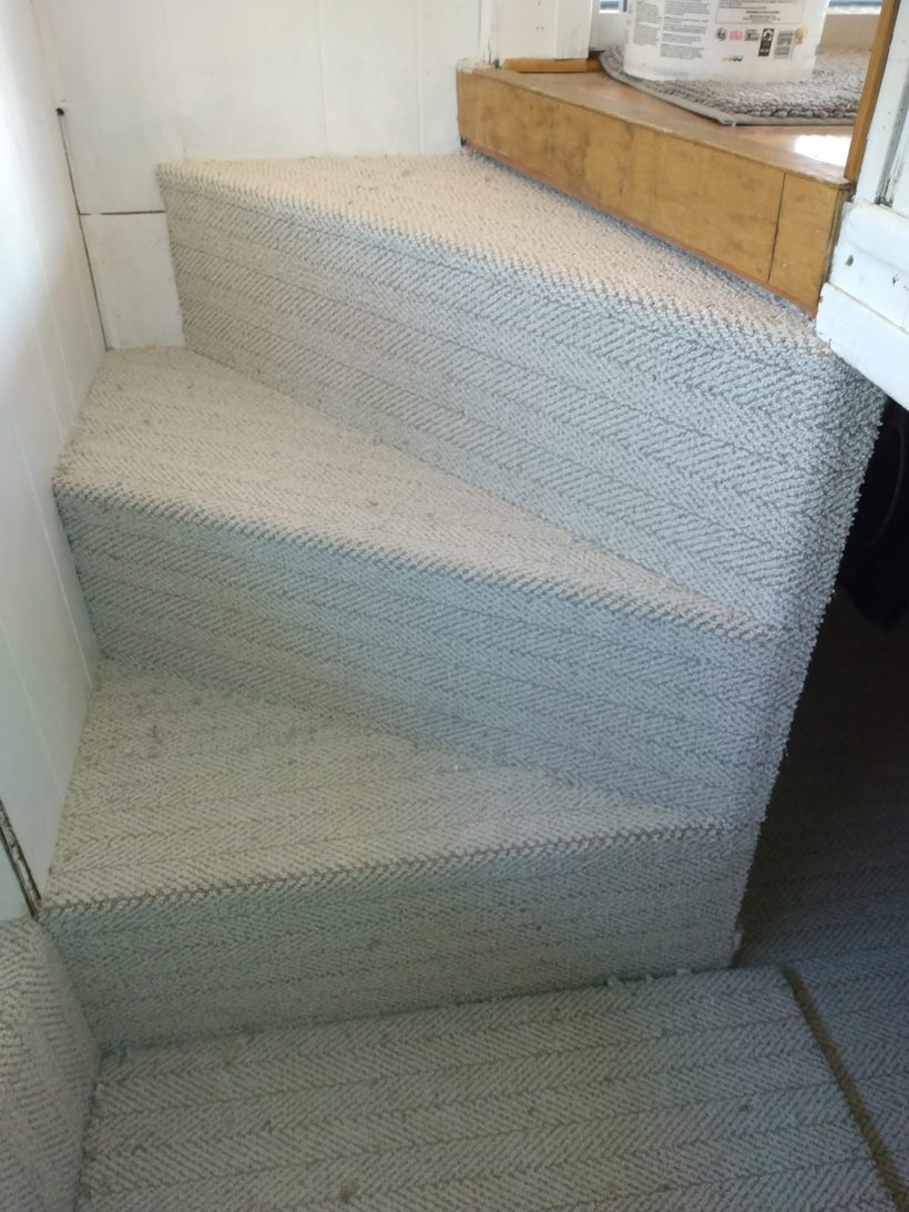 Commercial stair carpet — B&W Floor Covering, Lake of the Ozarks