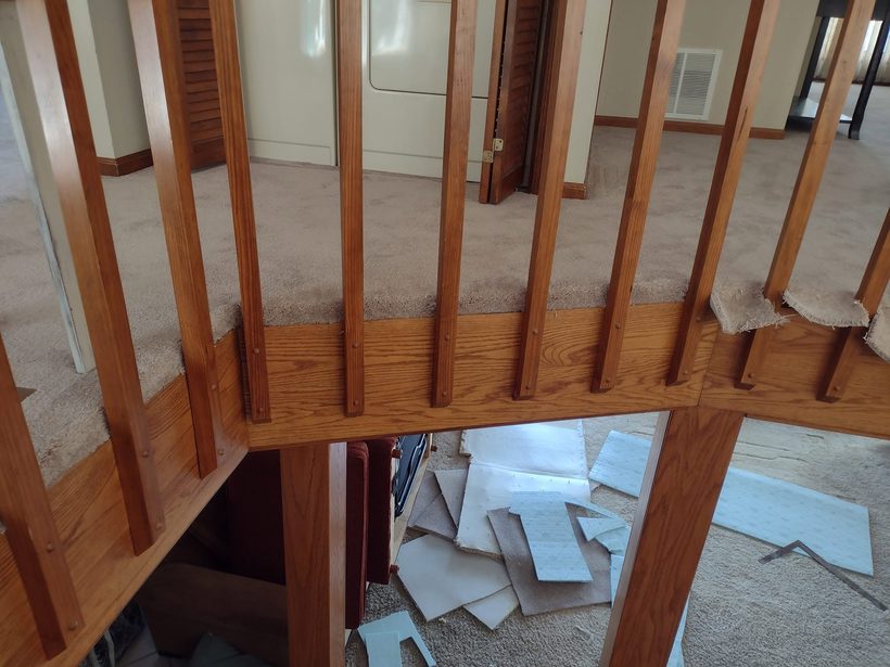 Staircase flooring — B&W Floor Covering, Lake of the Ozarks