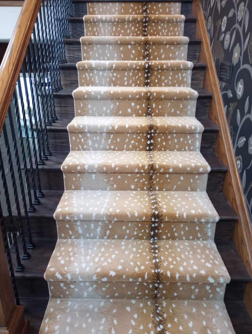 Stair runner install — B&W Floor Covering, Lake of the Ozarks