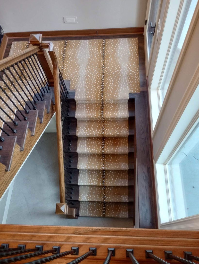 Stair runner — B&W Floor Covering, Lake of the Ozarks